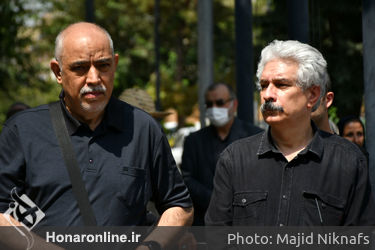 مراسم تشییع پیکر استاد «جلال شباهنگی» از مقابل تالار وحدت