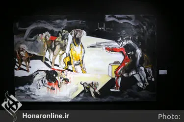نمایشگاه نقاشی محجوب ظهوریان در گالری ثالث