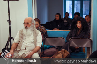 شکان زهرایی پنجمین روز نشست "هفته هنر تیر " در کافه گودو یاس