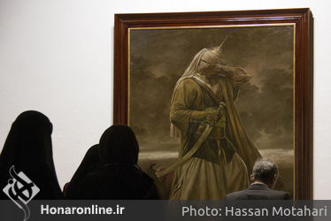نمایشگاه نقاشی‌های حسن روالامین در گالری فرهنگسرای نیاوران