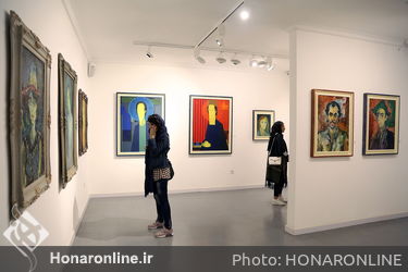 نمایشگاه نقاشی های ابراهیم فرجی در گالری هور