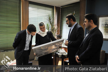 دیدار معاون امور هنری وزارت فرهنگ و ارشاد با مدیر شهرک بین‌المللی هنرهای پاریس