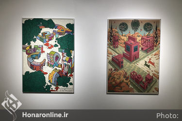 نمایشگاه آثار هما دلورای در گالری ۰۰۹۸۲۱