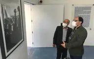 بازدید مدیرعامل موسسه هنرمندان پیشکسوت از نمایشگاه 