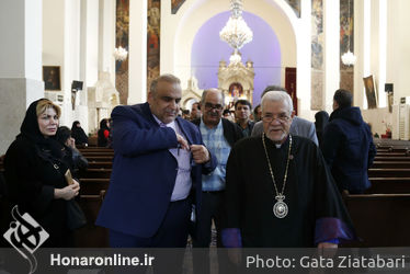 مراسم تجلی دوستی و الفت مسلمانان و مسیحیان 
