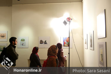 افتتاح دوسالانه کاریکاتور در موسسه فرهنگی هنری صبا