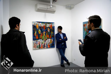 افتتاحیه نمایشگاه نقاشی‌های آنه محمد تاتاری در گالری اعتماد