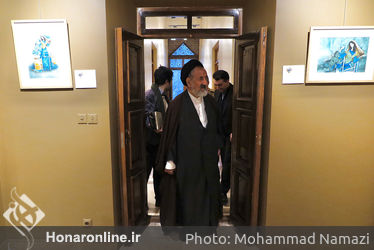 مراسم اهدای لوح به شرکت کنندگان نمایشگاه آینه دار دوران