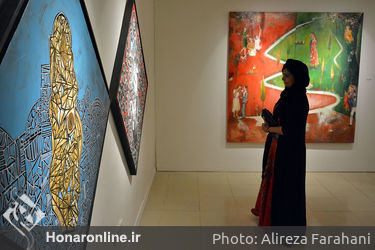 نمایشگاه گروهی نقاشی‌های هنرمندان متولدین دهه 40 در گالری ژاله