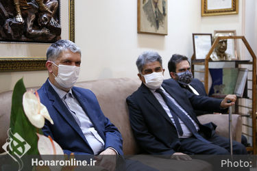 دیدار سیدعباس صالحی با خانواده مرحوم استاد پیشکسوت موسیقی  عبدالوهاب شهیدی