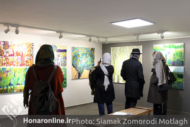 نمایشگاه نقاشی رضا بیگناه در گالری مژده