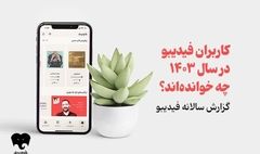فیدیبویی‌ها در سال 1403 چه خوانده‌اند/ اسامی محبوب‌ترین و پرفروش‌ترین‌های کتاب الکترونیک و صوتی