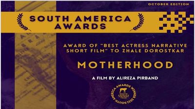 Iranian actress wins prize at South America Awards