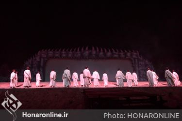 اجرای نمایش بزرگ میدانی محشر در شیراز