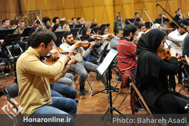 بازدید حجت الاسلام ابوترابی از تمرین ارکستر سمفونیک تهران