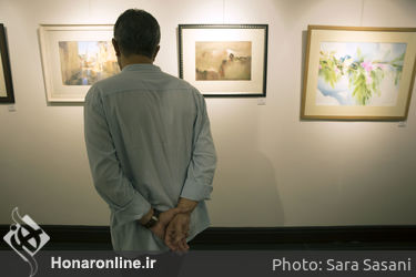 گزیده آثار بزرگان آبرنگ ایران در گالری آوای هنر