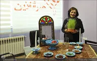 عیدانه پری‌یوش گنجی در کنار هفت‌سین هنرآنلاین / فیلم