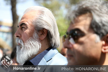 مراسم خاکسپاری زنده یاد محمد‌علی کشاورز