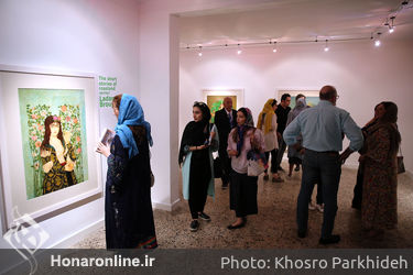 افتتاحیه نمایشگاه لادن بروجردی در گالری هما