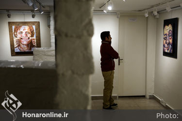 افتتاحیه نمایشگاه نقاشی های هنگامه عابدین در گالری گلستان