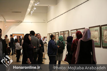 نمایشگاه آثار خوشنویسی علی شیرازی در موزه امام علی(ع)