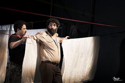 “Buckle” on stage at Tehran’s Iranshahr Theater Complex