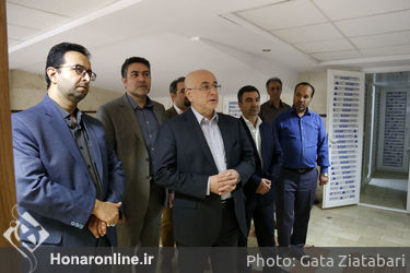 بازدید علی مرادخانی از ساختمان جدید دفتر موسیقی 