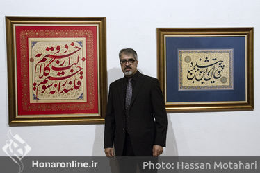 نمایشگاه آثار امید ربانی در گالری فرهنگسرای نیاوران