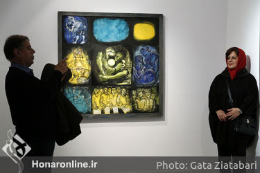 افتتاحیه نمایشگاه نقاشی های ترانه صادقیان در گالری ویستا
