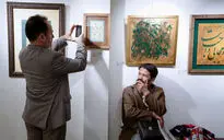 نمایشگاه گروهی نقاشی‌خط و خوشنویسی در نگارخانه بهارک