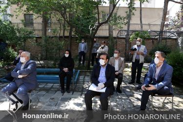 مراسم رونمایی از سردیس "سیمین دانشور" در خانه موزه سیمین و جلال