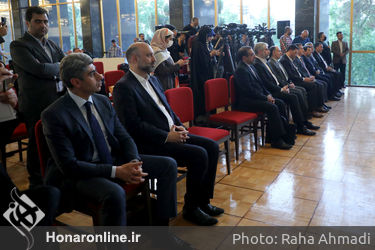 دیدار وزیر محترم فرهنگ وارشاد با وزیر فرهنگی آذربایجان در تالار وحدت 