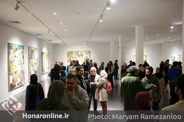 نمایشگاه نقاشی داوود زندیان در گالری ایرانشهر