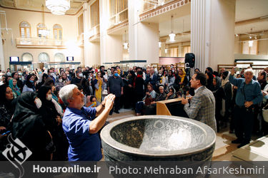 رونمایی از اثر ناتمام ایران درودی 