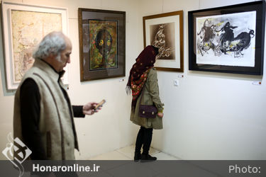 افتتاح نمایشگاه گروهی از آثار اساتید هنر ایران در گالری نقش و خط