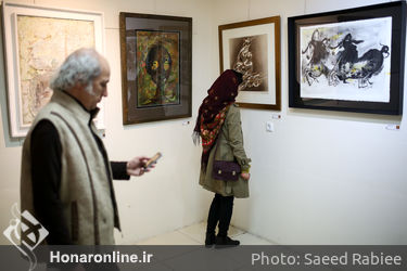 افتتاح نمایشگاه گروهی از آثار اساتید هنر ایران در گالری نقش و خط