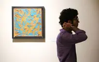 نمایشگاه نقاشی اکبر میخک در گالری فرمانفرما