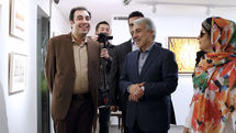 دیدار معاون رئیس‌جمهور از نمایشگاه نقاشی مریم حیدرزاده/ از سپهری و خط معناگرا تا پادشاه فصل‌ها