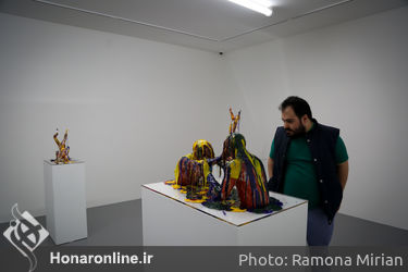 افتتاحیه نمایشگاه مجسمه‌ها سپیده نوری در گالری اعتماد