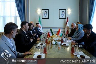 دیدار وزیر فرهنگ و ارشاد اسلامی با وزیر فرهنگ تاجیکستان در تالار وحدت 