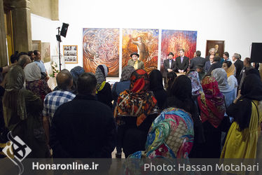 نمایشگاه نقاشی حجت شکیبا در فرهنگسرای نیاوران