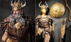 لباس رزم رستم در «نبرد رستم و سهراب» در گالری ثالث به نمایش درآمد