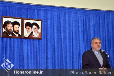 تجدید میثاق هنرمندان و وزیر ارشاد با آرمان های امام راحل