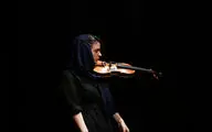 اجرای  ویولون در صبح روز جشنواره موسیقی جوان در تالار رودکی