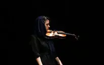 اجرای  ویولون در صبح روز جشنواره موسیقی جوان در تالار رودکی