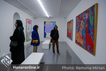 افتتاح نمایشگاه آثار فرشید مثقالی در گالری اعتماد