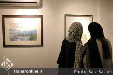 گزیده آثار بزرگان آبرنگ ایران در گالری آوای هنر