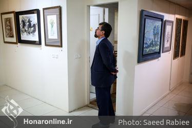 افتتاح نمایشگاه گروهی از آثار اساتید هنر ایران در گالری نقش و خط