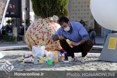  رنگ آمیزی تخم مرغ های نوروزی