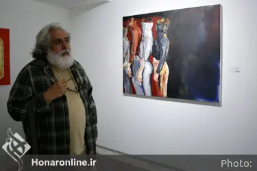 نمایشگاه نقاشی محجوب ظهوریان در گالری ثالث